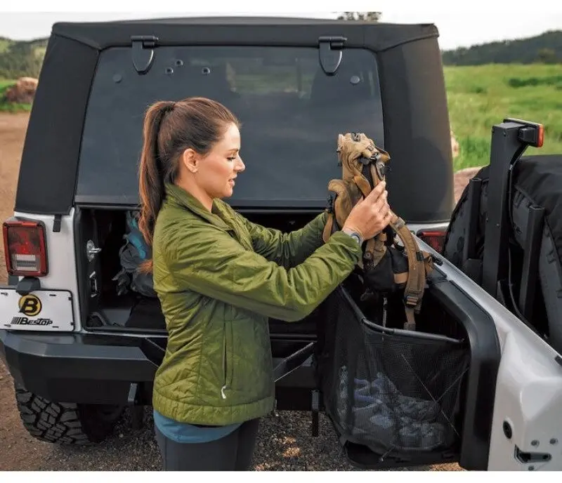 Bestop Roughrider Tailgate Shelf (Rear): Jeep Wrangler 2007-2018 3.6L/3.8L 1