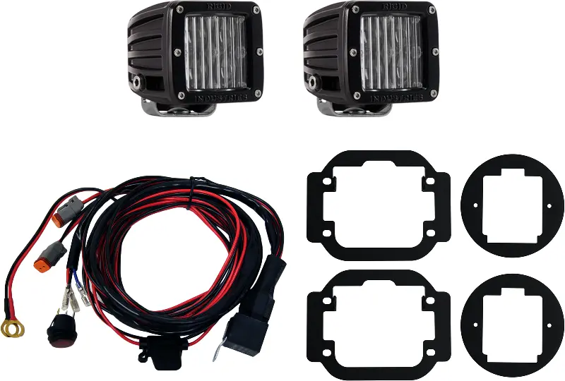 2016-2017 Nissan Titan Led Fog Light Kit By Rigid Industries 1
