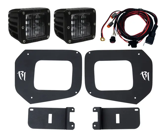 2016-2017 Toyota Tacoma Led Fog Light Kit By Rigid Industries 1