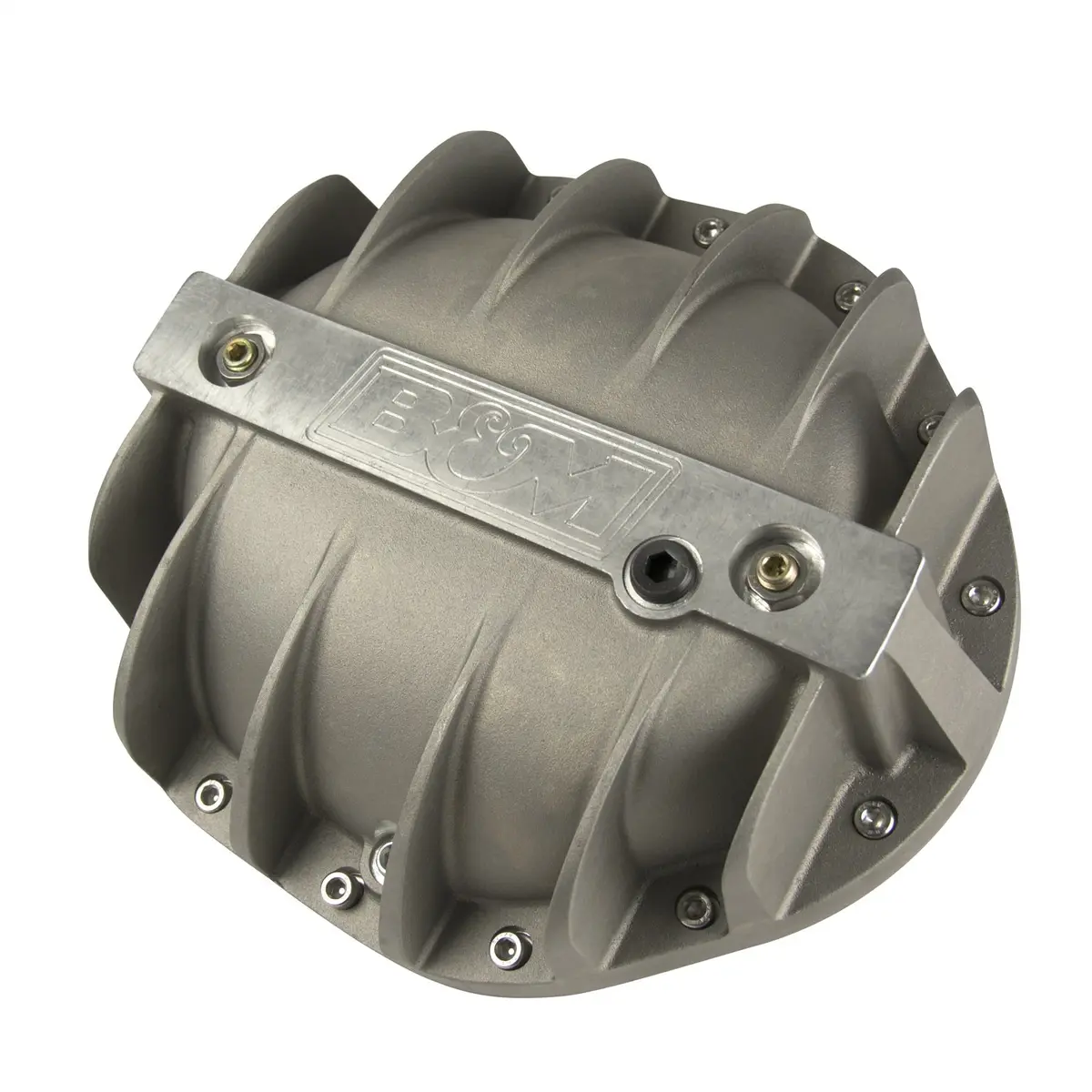 B&M 70505 Cast Aluminum Differential Cover For Gm 9.5" 14 Bolt 1