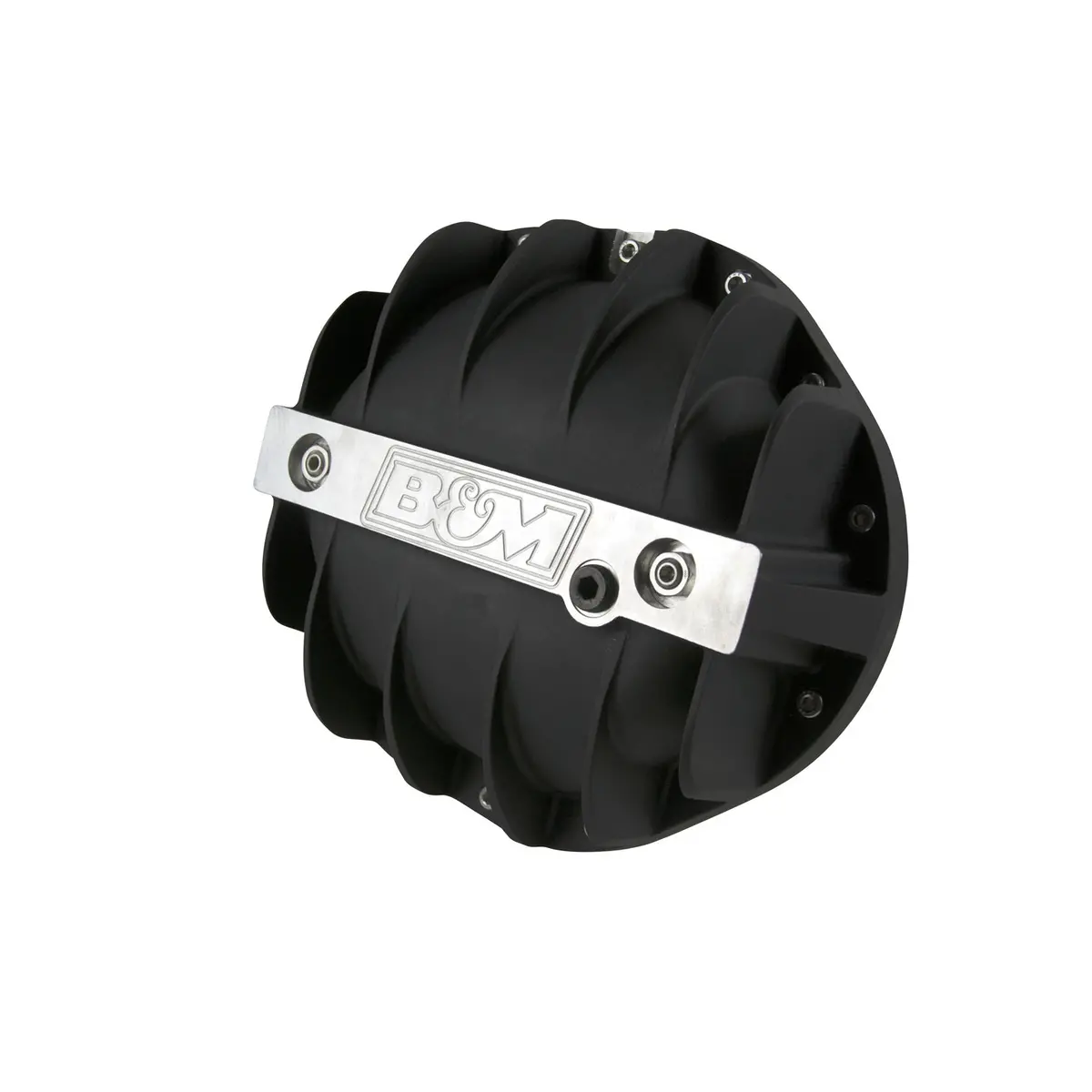 B&M 71505 Cast Aluminum Differential Cover For Gm 9.5" 14 Bolt - Black 1