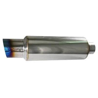 Injen Universal Titanium Tip Muffler 3" Inlet 4" Tip 1