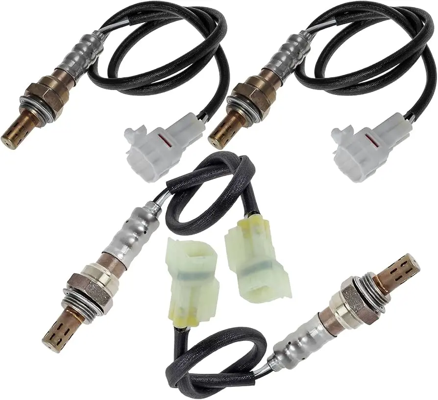 4 X O2 Oxygen Sensors For Suzuki Grand Vitara 2005 On 2.7 Jb627 - Full Kit 1
