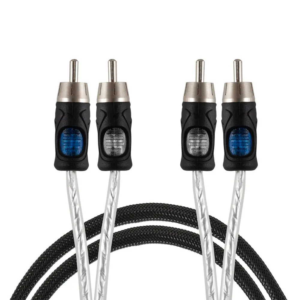Auto-Connect Ac-Rcal32 2M 2-Channel Low-Level Twisted Rca Cable 1