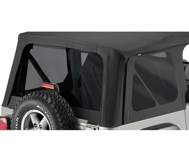 Bestop Window Set Tinted (F&R): Jeep Wrangler Tj 2003-2006 4.0L I6 - Black Diamond 1