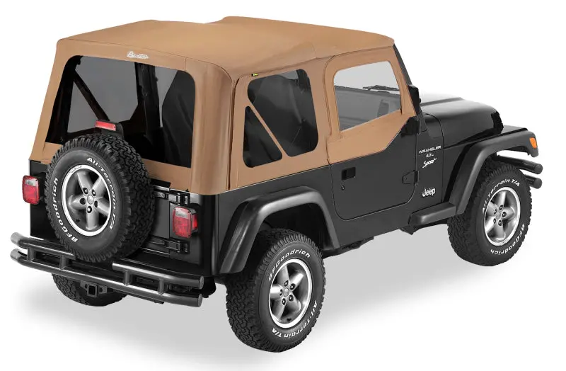Bestop Replace A-Top Sailcloth Upper Door Skins: Jeep Wrangler Tj 1997-2002 2.5L/4.0L 1