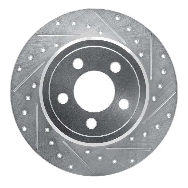 R1 Concepts Drilled & Slotted Brake Rotor (Rear): Fits Chrysler / Dodge 2005-2024 1