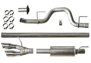 2011-2014 Ford F-150 3.5 5.0 + 6.2 Raptor Roush Performance Cat Back Exhaust - Side Exit 1