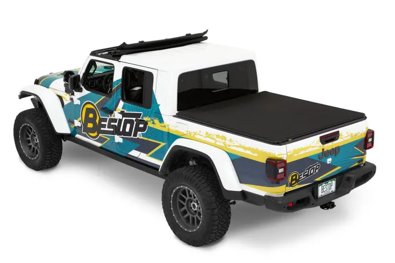 Bestop 5 Ft Bed Supertop Required Truck 2 Tonneau Black Diamond: Jeep Gladiator 2020-2024 3.0L/3.6L 2