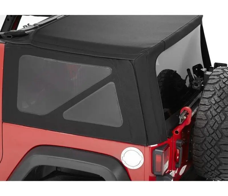 Bestop Window Set Premium Black Twill (F&R): Jeep Wrangler Jk 2007-2018 1