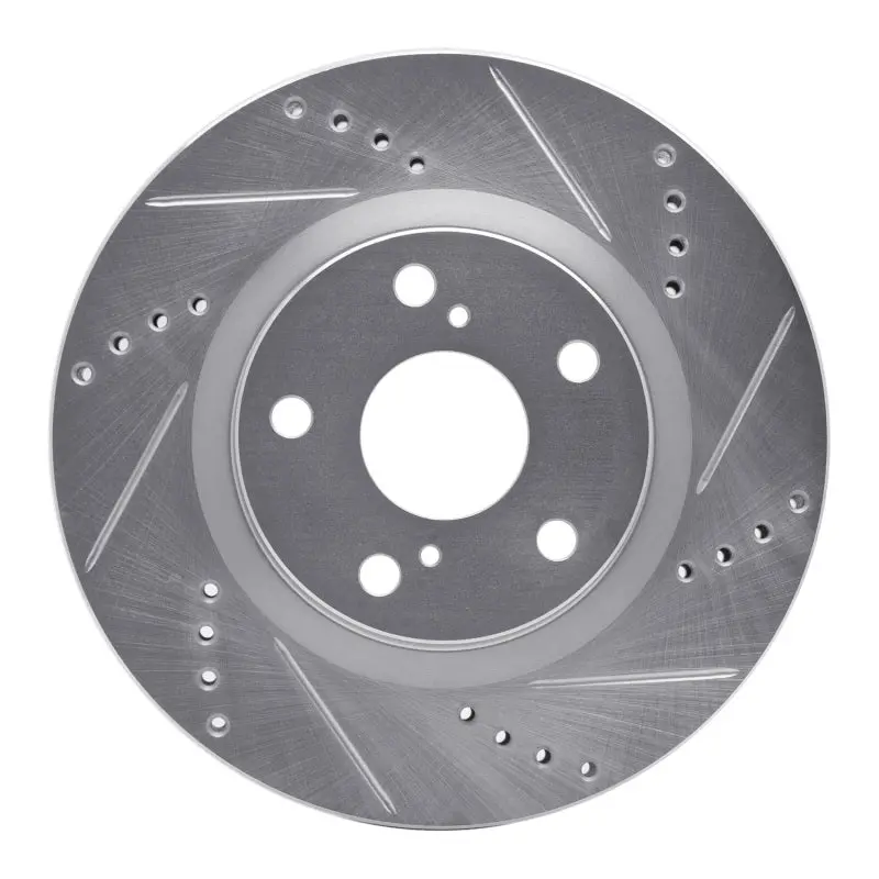 R1 Concepts Drilled & Slotted Brake Rotor (Rear Right): Dodge Durango 2011-2026 3.6L / 5.7L 1