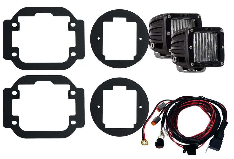 2009-2015 Nissan Frontier Led Fog Light Kit By Rigid Industries 1