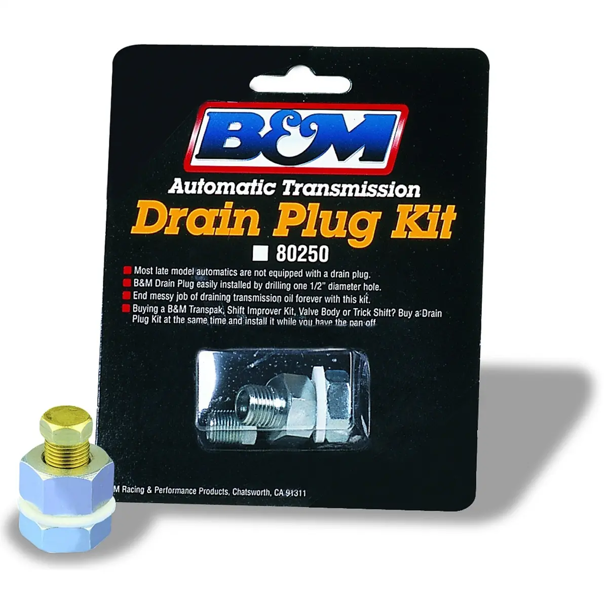 B&M 80250 Drain Plug Kit 1