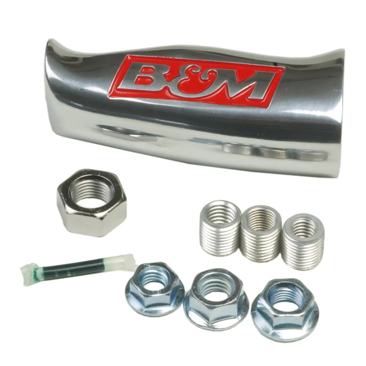 B&M 80641 Universal Shifter T-Handle With B&M Logo And Button Switch 1