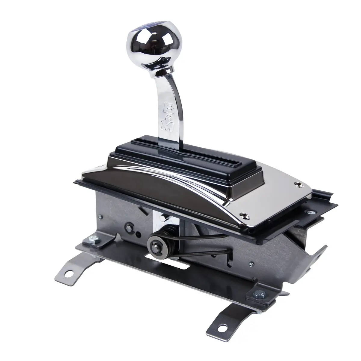 B&M 80688 Automatic Shifter - Quicksilver - Console 1