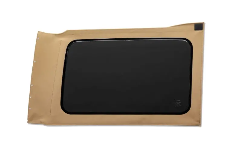 Bestop Jl Replacement Windows Quarter Right Tan Twill Tinted (Rear): Jeep Wrangler Jl 2018-2025 1