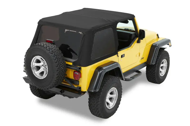 Bestop Trektop Soft Top Black Diamond (F&R): Jeep Wrangler Tj 1997-2006 2.5L / 4.0L 1