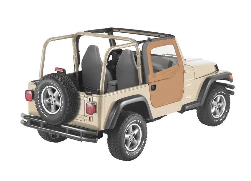 Bestop Fabric Doors (F&R): Jeep Wrangler Tj 1997-2006 4.0L I6 / 2.5L I4 - Spice 1