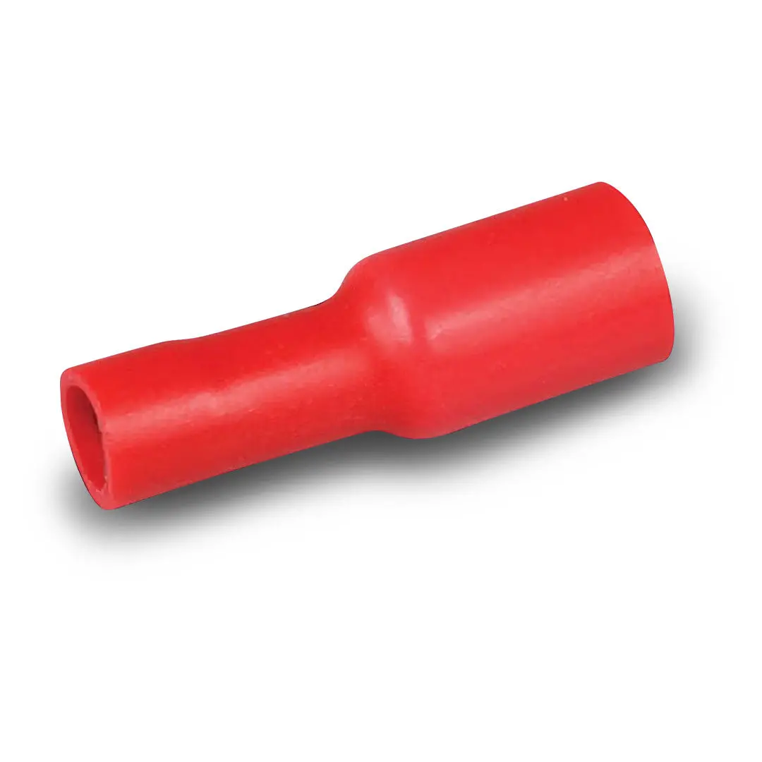 Hella 8522 | Crimp Terminal | Female Bullet Red Terminal Entry 3Mm Vinyl 100 Pce 1