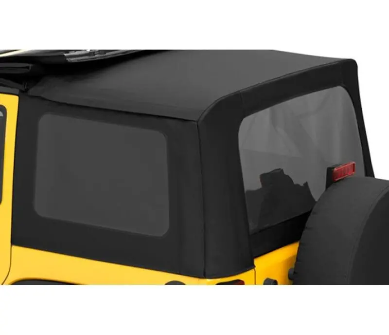 Bestop Jk 4-Door Window Set Black Diamond (Rear): Jeep Wrangler 2011-2018 3.6L/3.8L 1
