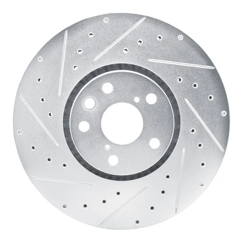 R1 Concepts Drilled & Slotted Brake Rotor (Front): Dodge Challenger / Charger 2015-2023 1