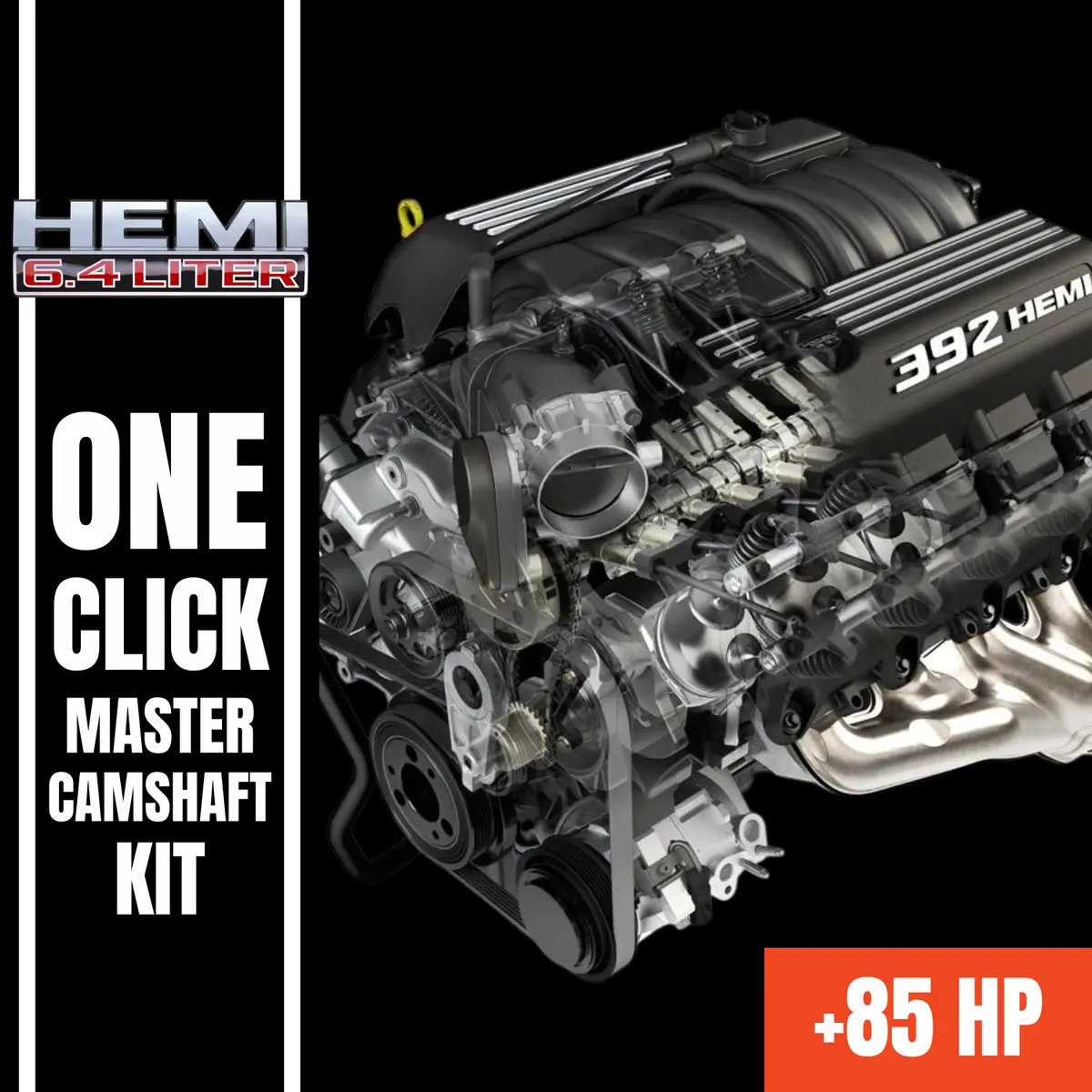 Fasthemis One Click Brian Tooley Stage 2 Master Camshaft / Mds Conversion Kit: 2011+ Chrysler / Dodge / Jeep 6.4L Hemi 1