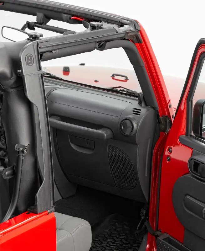Bestop Door Surrounds Set Of 2 (Rear): Jeep Wrangler Jk 2007-2018 3.8L / 3.6L V6 1