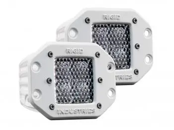 Rigid Industries Marine Series Flush Mount Dually Diffused Led Light (Pair) 1