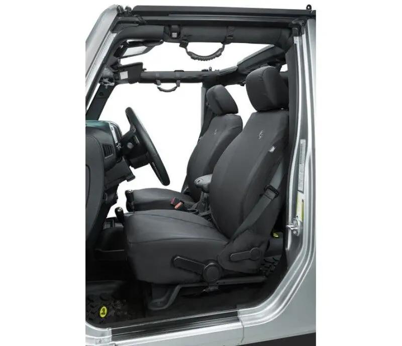 Bestop Front Seat Covers Black Diamond (Front): Jeep Wrangler Jk 2013-2018 3.6L 1