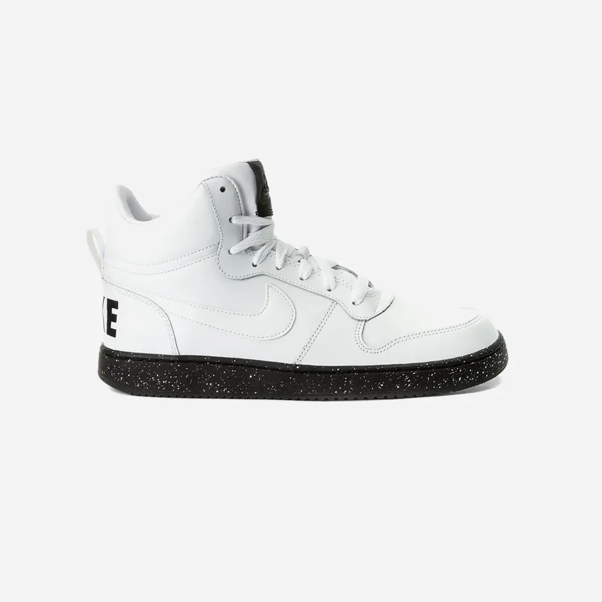 Nike Court Borough Mid White Black Speckled Sole 1