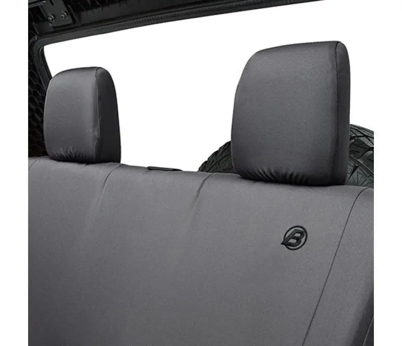 Bestop Rear Seat Covers Black Diamond (Rear): Jeep Wrangler Jk 2008-2011 3.8L / 2012 3.6L 1