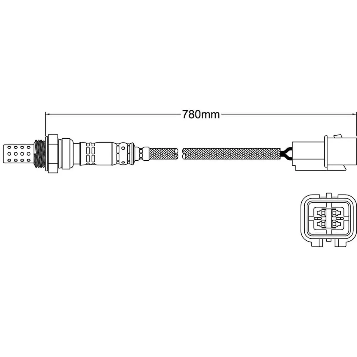 Brand New Oxygen Sensor O2 For Mitsubishi Pajero Np 3.8 6/2005-2006 O2-361 2