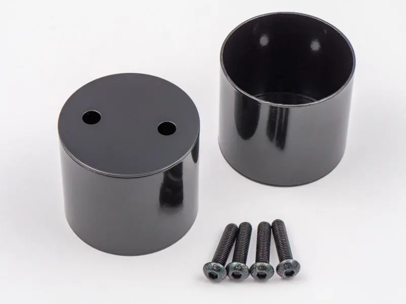 Bestop Door Mirror Cup Kit (Front): Jeep Gladiator 2020-26 / Wrangler Jl 2018-26 / Jk 2007-18 - Black 1