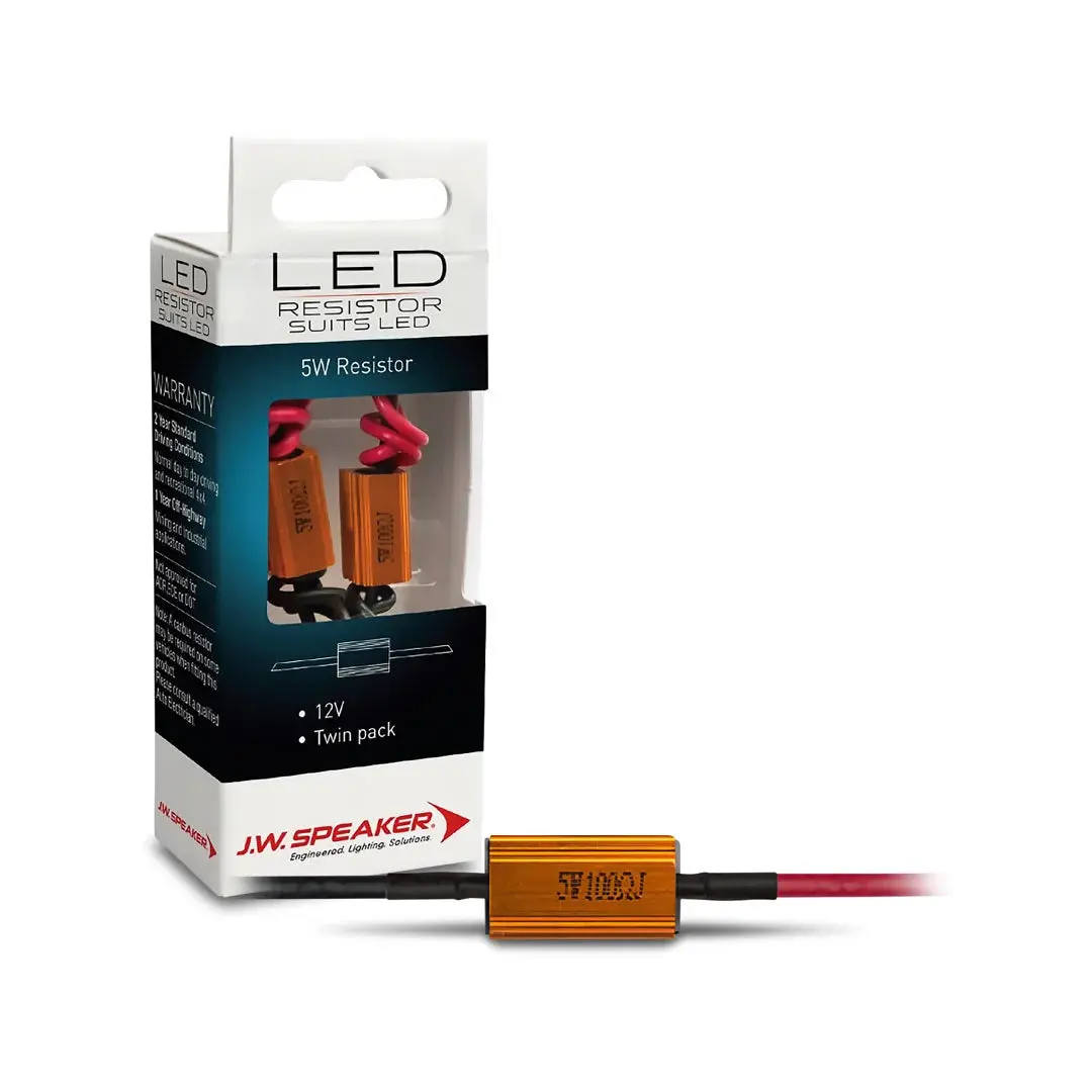J.W. Speaker 990160 5W Resistor Kit Pack Of 2 1