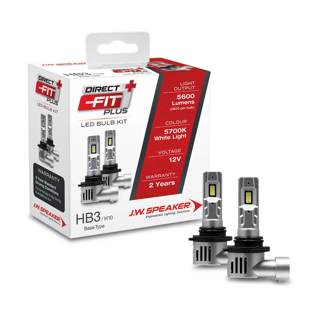 J.W. Speaker 999005Dfp Hb3 Led Headlight Kit | Direct Fit Plus 12V 6000K – Ultra-Bright, Plug & Play, Road-Legal Upgrade 1