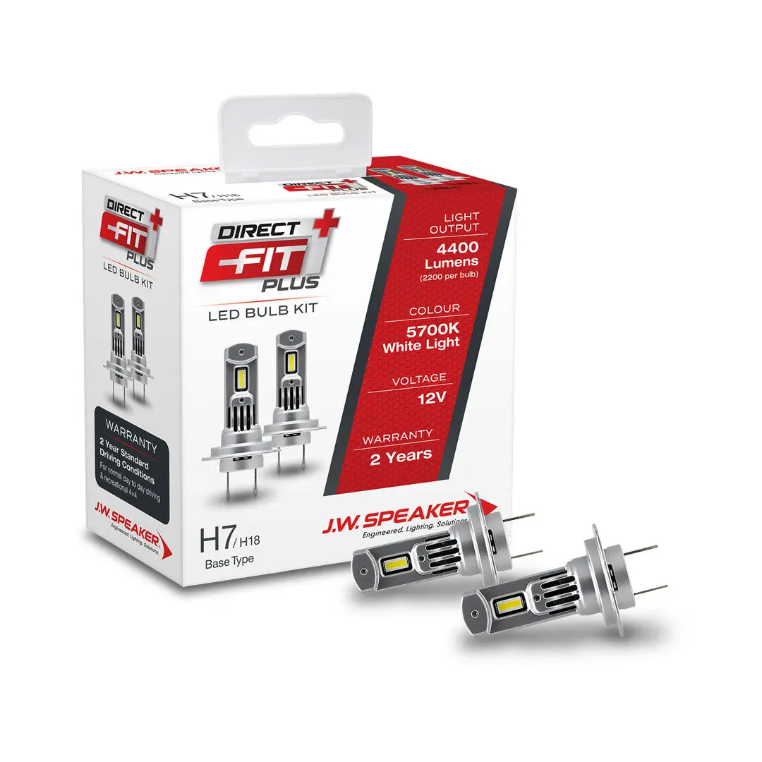 J.W. Speaker 999007Dfp H7 Led Headlight Kit | Direct Fit Plus 12V 6000K – Ultra-Bright, Plug & Play, Road-Legal Upgrade 1