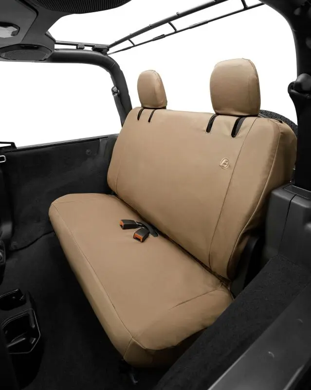 Bestop Rear Seat Covers Tan (Rear): Jeep Wrangler Jl 2018-2023 2.0L / 3.6L 1