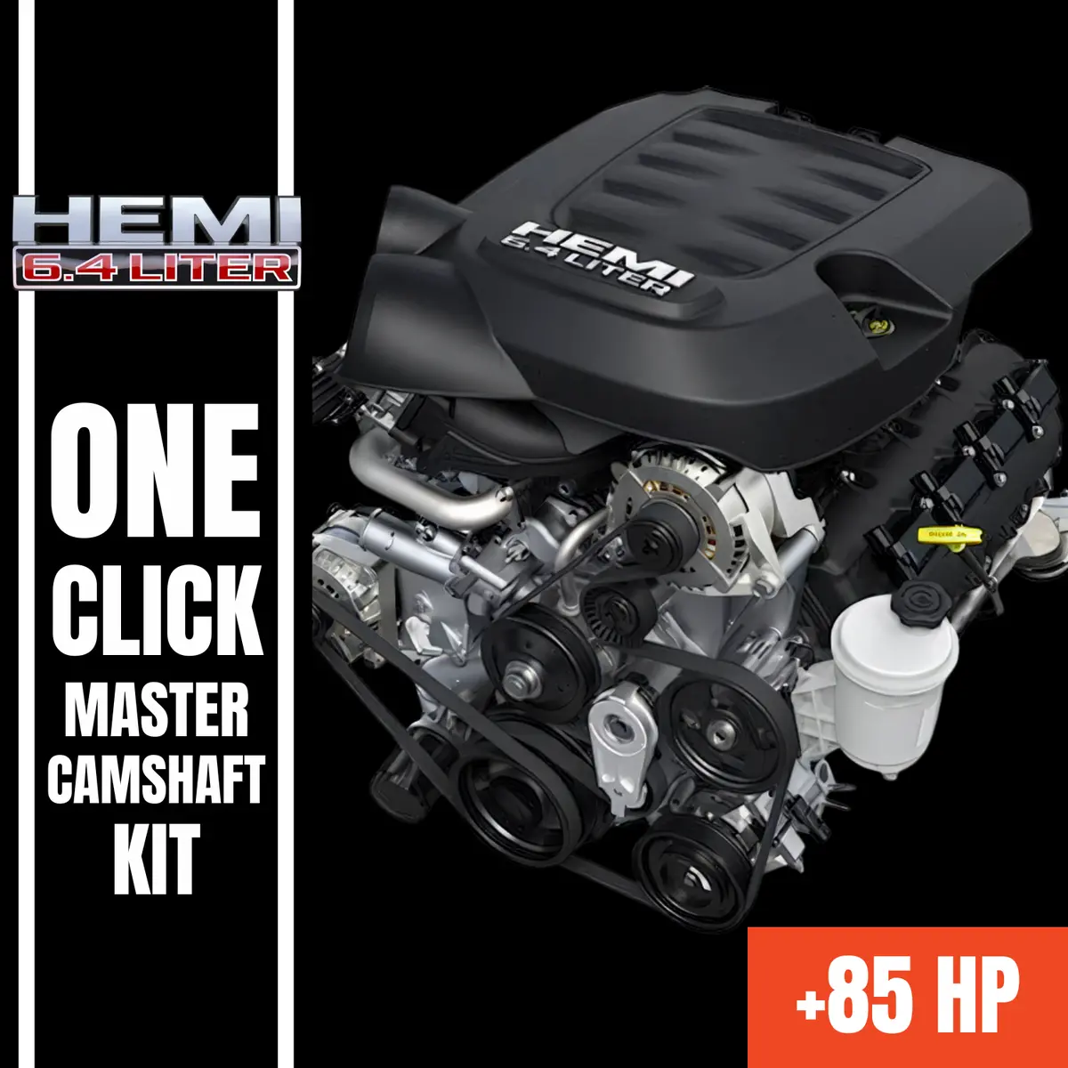 Fasthemis One Click Brian Tooley Stage 2 Master Camshaft / Mds Conversion Kit: 2014+ Ram 6.4L Hemi 1