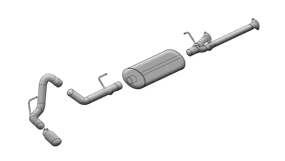 2011-2017 Toyota Tundra 5.7 V8 Volant Performance Cat Back Exhaust 1