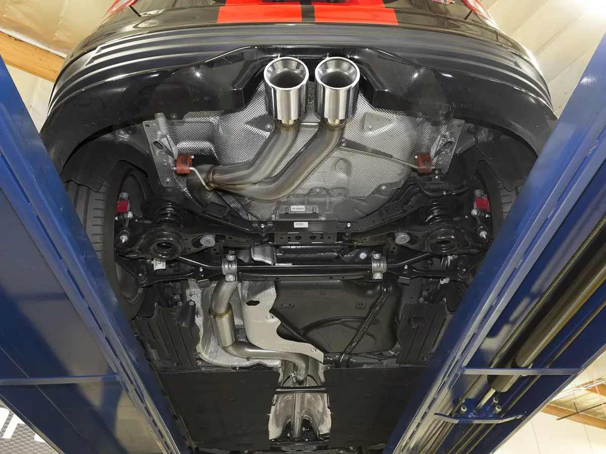 2013-2016 Ford Focus St 2.0 Turbo 304 Stainless Steel Axle Back Exhaust By Takeda 2