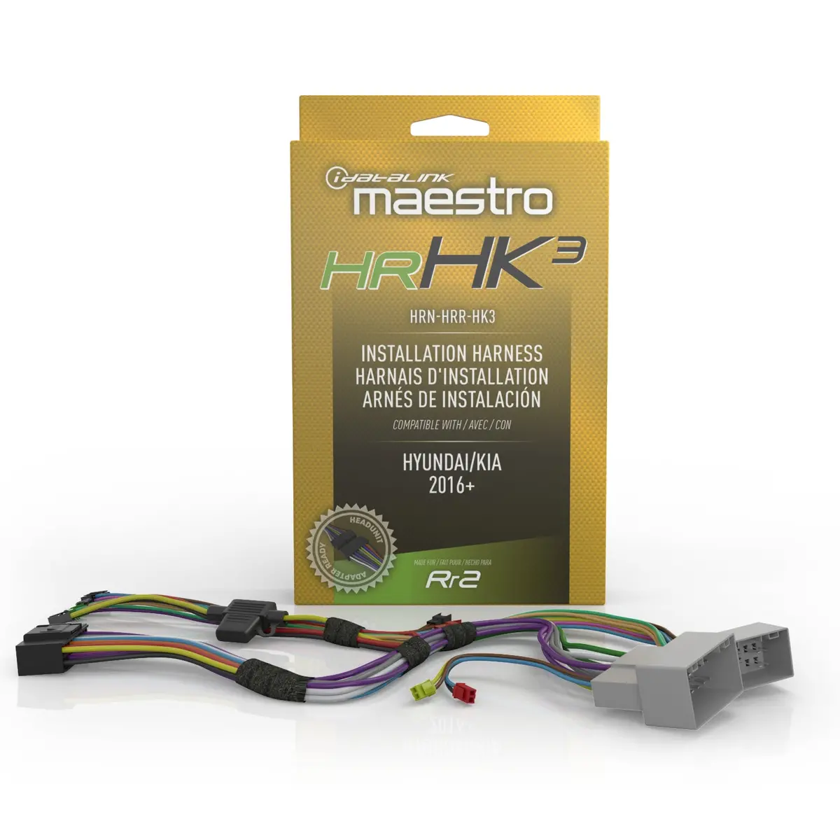 Idatalink Maestro Hrn-Hrr-Hk3 | Plug-N'-Play T-Harness For Select 2016 - Up Hyundai & Kia Vehicles 1