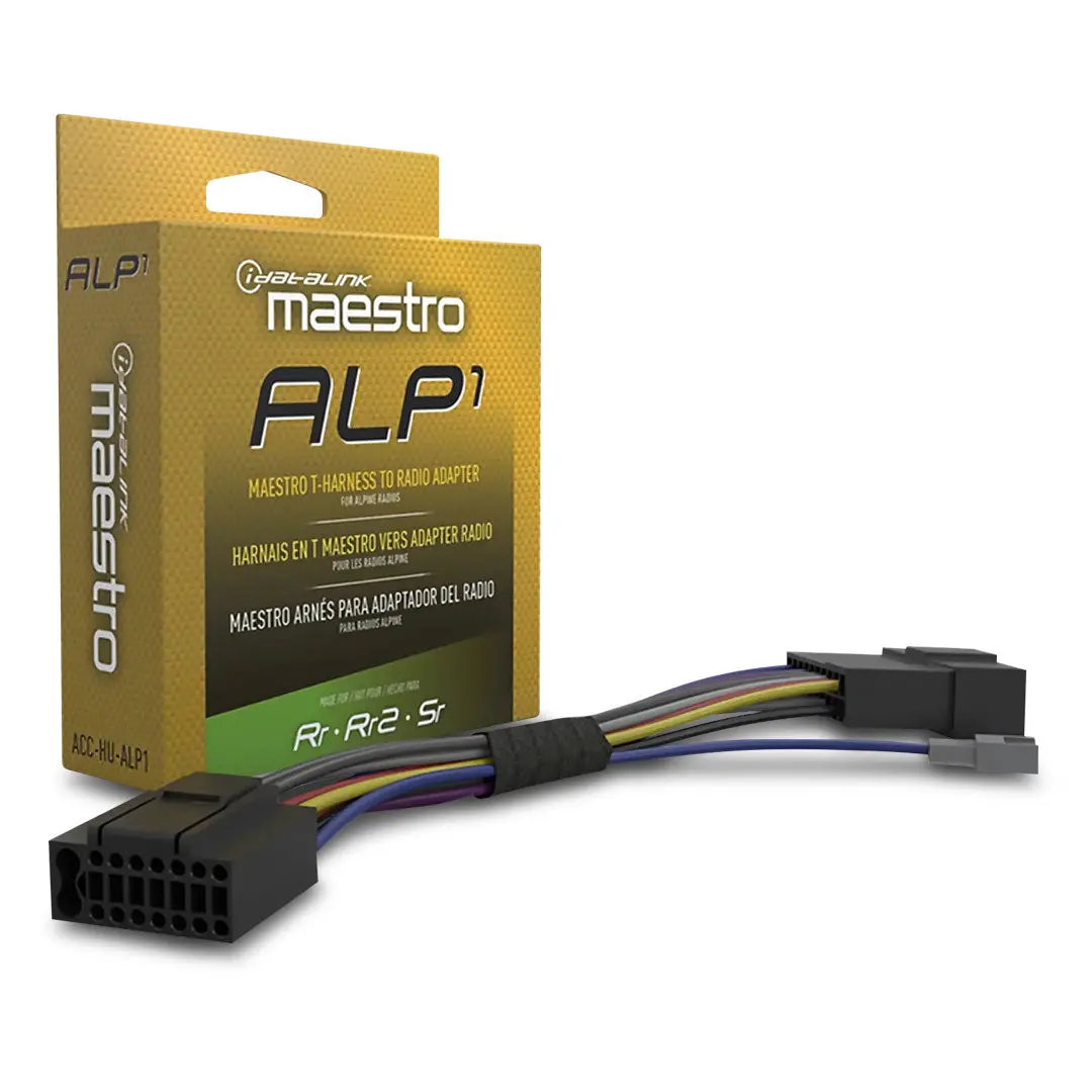 Idatalink Maestro Acc-Hu-Alp1 Headunit Adapter Harness Suit Various Alpine Radios (Alp1) 1