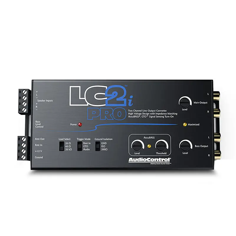 Audiocontrol Ac-Lc2i Pro Active Line Out Converter With Accubass® 1