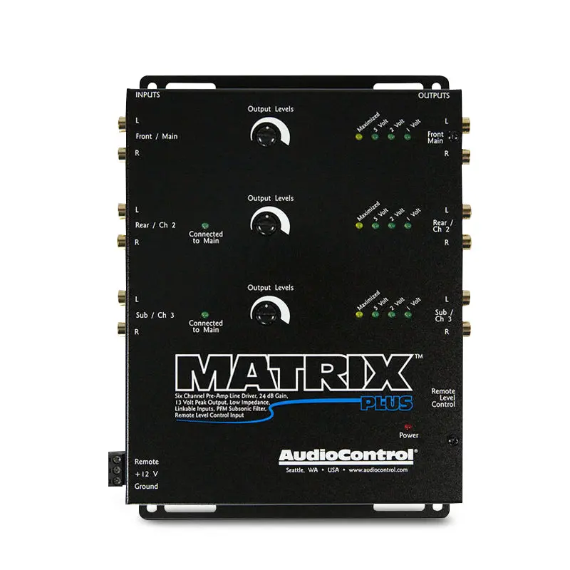 Audiocontrol Ac-Matrixplus 6-Channel Line Driver With Optional Level Control 1