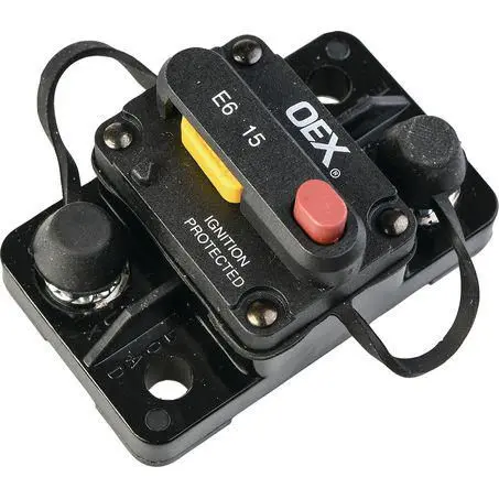 Oex Acx2081bl 15A Mini Manual Reset Circuit Breaker Type 3 Switchable 1