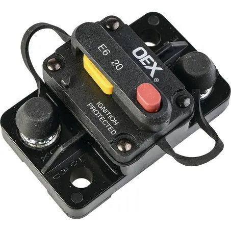 Oex Acx2082bl 20A Mini Manual Reset Circuit Breaker Type 3 Switchable 1