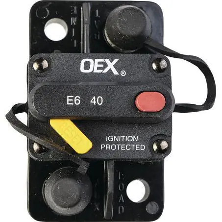 Oex Acx2084bl 40A Mini Manual Reset Circuit Breaker Type 3 Switchable 2