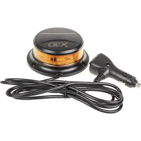Oex Acx2368 Slimline Amber Led Beacon Magnetic Mount Class 1 1