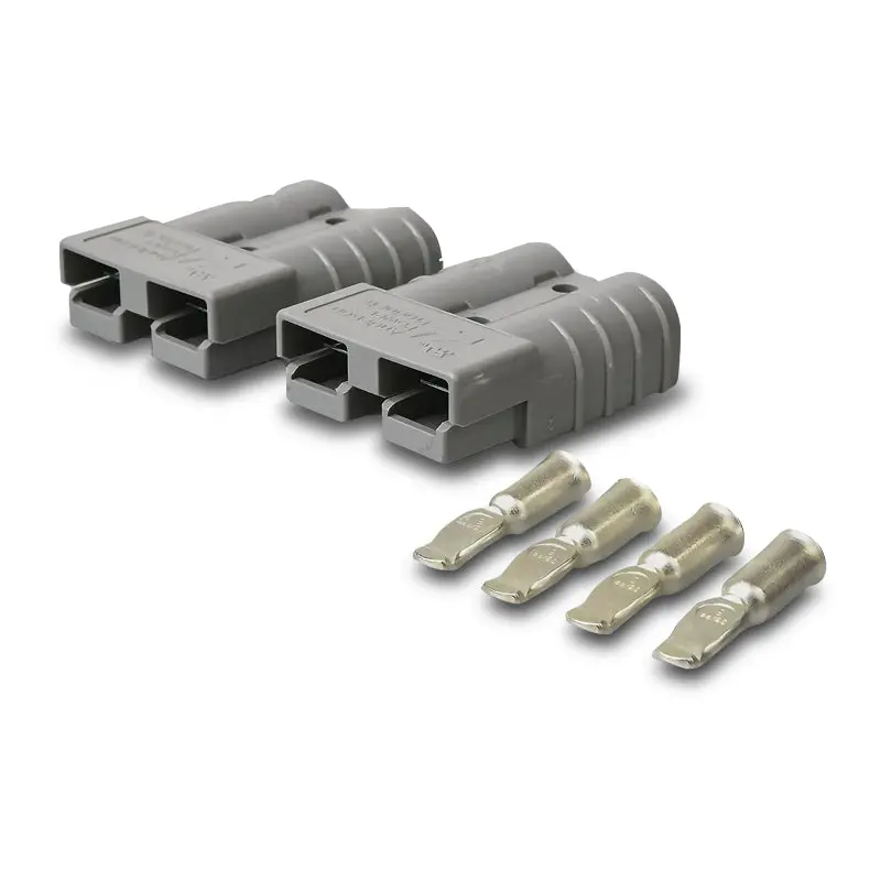 Oex Acx2760 50A Genuine Anderson Plug Connector Grey - 1 Pair With Terminals 2