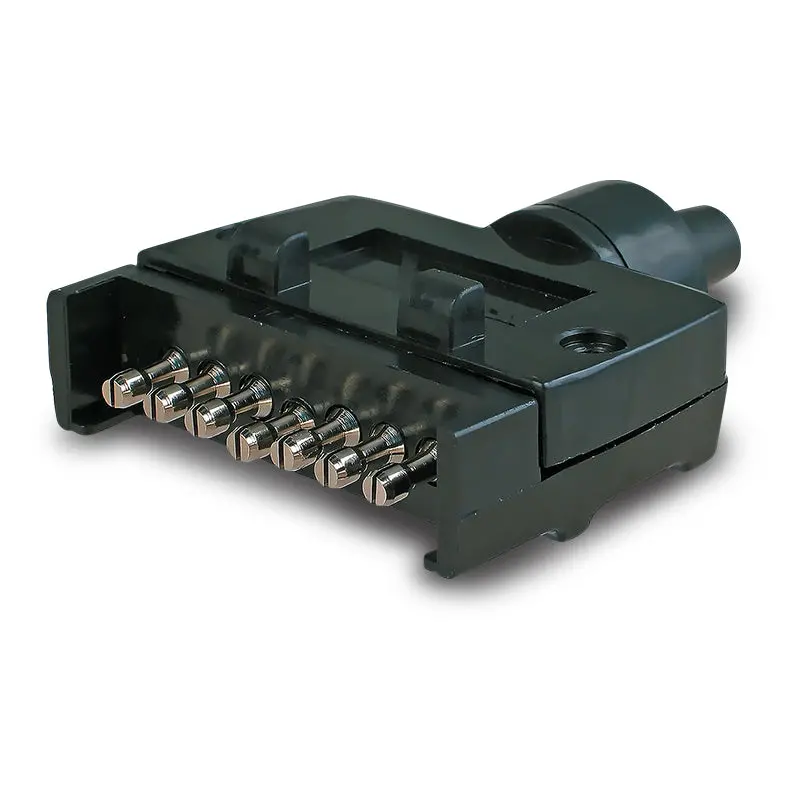 Oex Acx2804 Trailer Plug 7 Pin Flat, Plastic 1